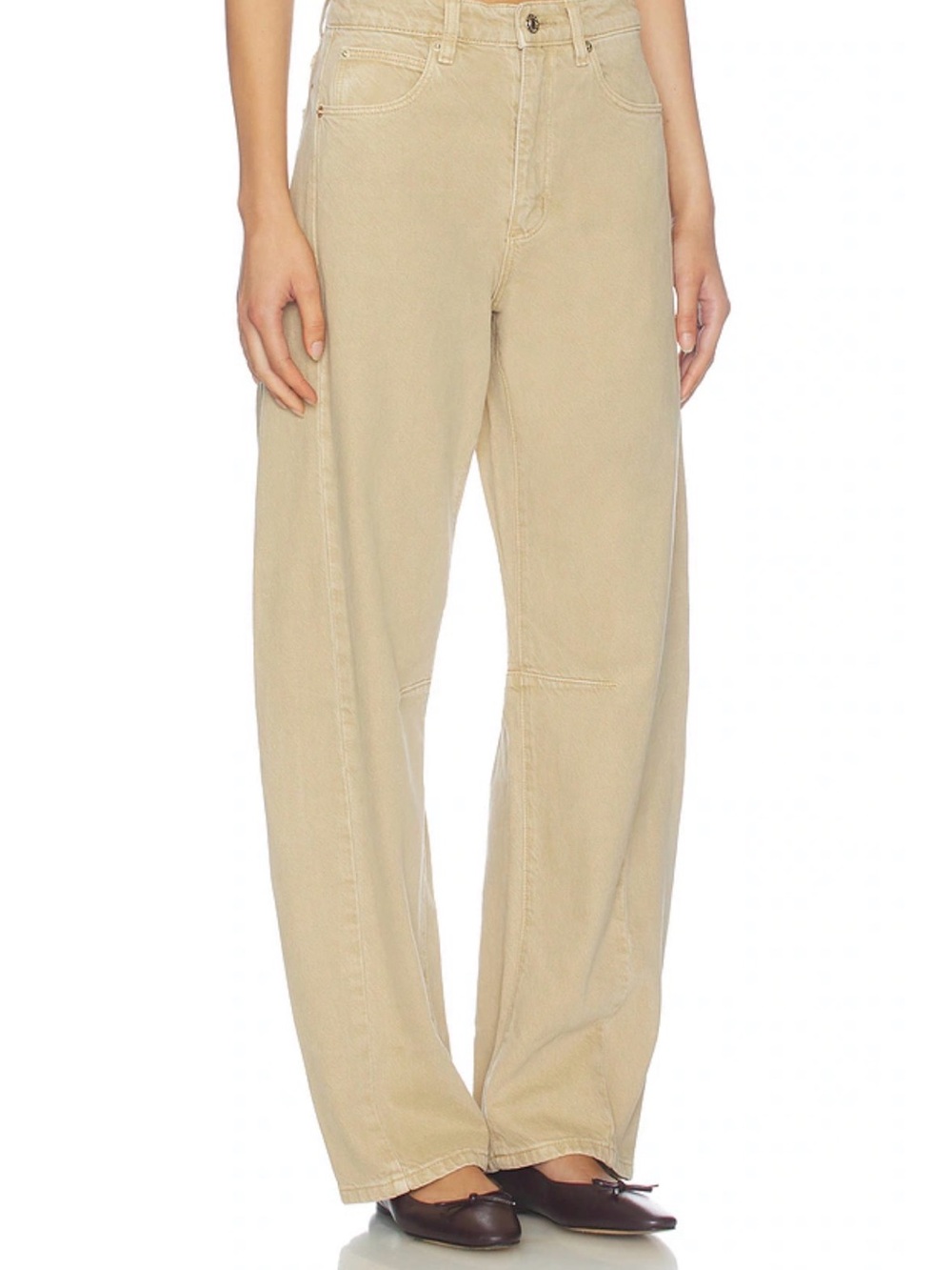 ROLLA'S “Genie” 80’s Ballon Leg soft denim pants Wheat Yellow